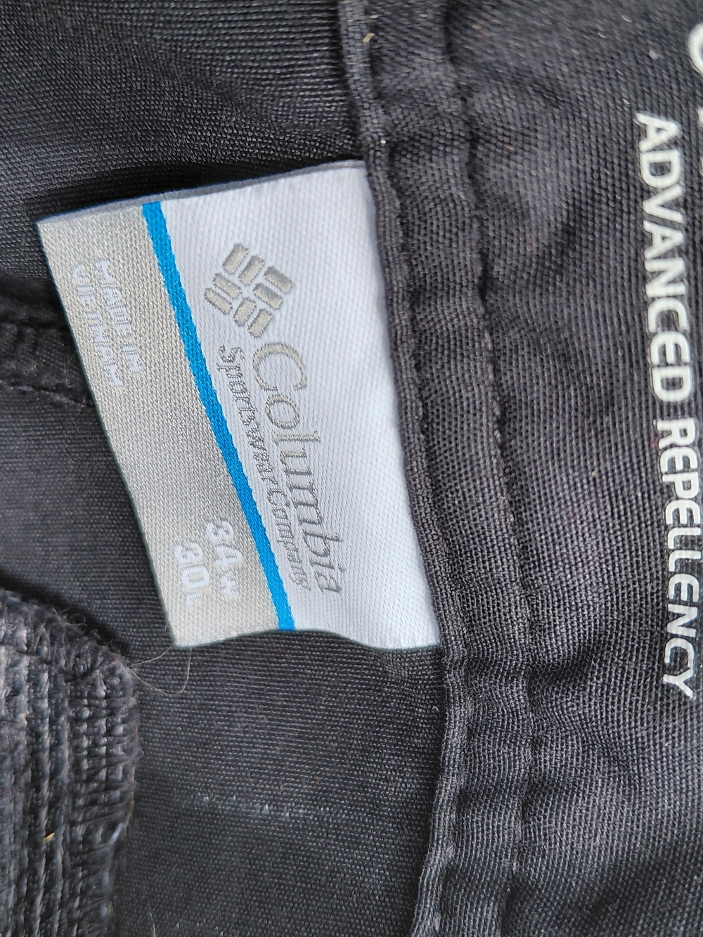 Columbia Men’s Black Relaxed Jeans with Advanced Repellency